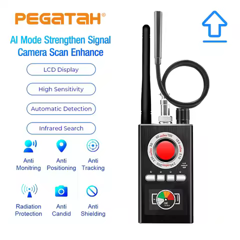 K88 Anti Candid Camera Detector Rf Detector Audio Signal Blocker Protect Privacy Audio GSM Bug Track