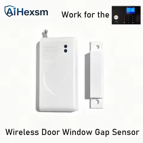 433mhz Wireless Long distance antenna Door Sensor Home Alarm Security Window/ Door Sensor Detector F