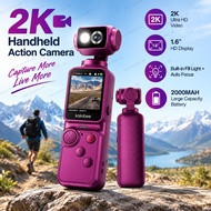 Portable Handheld Camera 2K HD Wide Angle Stereo Audio Video Recorder & action camera 2k