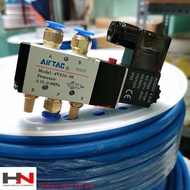 Airtac 4V210-08 solenoid valve (220V,24v,12v) quick connector - Imported Goods
