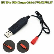 JST 2P To USB Charger Cable 3.7V/4.8V/6V/7.2V Lithium Battery Charging Wire For RC Car Aircraft Spar