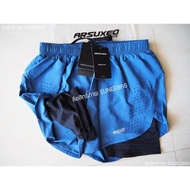 ARSUXEO 2 in 1 Men's Sports Shorts (With Inner Lining)