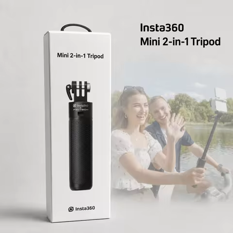 Insta360 Mini 2-in-1 Tripod Selfie Stick for X6 X5 X4 Air Ace Pro 2 GO Ultra GO 3S, Portable Magneti