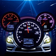 Greddy Meter 62mm 7 Color in 1 Racing Gauge 2.5 Inch Multi D/A LCD Digital Display Water Temperature