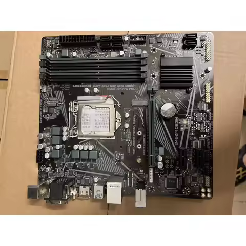 Used mATX Motherboard for GIGABYTE B460M DS3H LGA1200 B460 DDR4 M.2 HDMI VGA DVI
