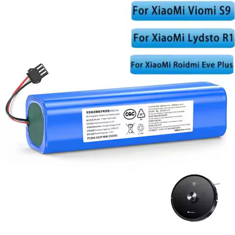 5200mAh Li-Ion Battery for Neabot N2/N1 Tesvor M1 Proscenic M7 Pro/M8 Pro Roidmi Eve Plus Lydsto R1 