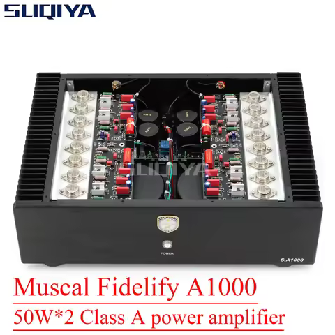 SUQIYA-50w*2 Reference Musical Fidelity A1000 Class A Power Amplifier ON Transistor MJ15024 25 High 