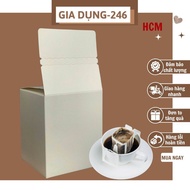 High-quality Drip Coffee Box White Kraft Paper Bag Convenient Paper Phin Kraft Paper Box Traveling Shop Giadung246