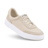 Kizik Prague Comfortable Breathable Canvas & Suede Leather Slip On Sneakers - Easy Slip-Ons | Casual