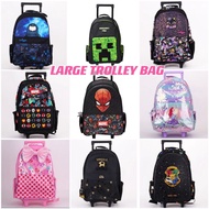 [FREE 5pc SMIGGLE PENCILS and SMIGGLE PAPER bag] Smiggle Trolley Backpack School bag