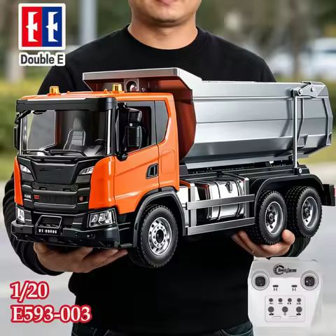 Double E E593 G540 RC Dumper Truck Tractor 2.4G RC Remote Control Car engineering vehicle Electric t