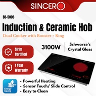 SINCERO 3100W Induction and Ceramic Cooker BM-500B