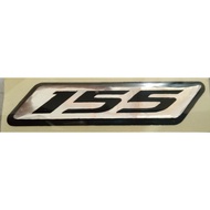 Emblem 155 embossed sticker/ 155 embossed sticker/ 155