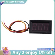 DC 0-99.9V 3 Wire LED Digital Display Panel Volt Meter Voltage Voltmeter Car Motor - GREEN