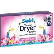 Imported UK Swirl Tumble Dryer Sheets 35 Sheets