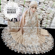 Mukena dewasa andin ikatan cinta jumbo kd full renda seroja terbaru mukena prada princess keong sero