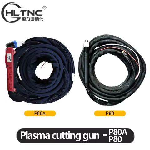 HLTNC P80A /P80 Air Plasma Cutting Torch Gun Pilot Arc 10Meter Burner Holder For Welding Plasma Cutt