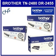Brother Toner TN-2460 TN-2480 Drum DR-2455 For DCP-L2535DW / DCP-L2550DW / Hl-2375DW / MFC-L2715DW /