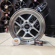 [4PCS] New Sport Rim 15inch CPS2 15X6.5JJ ET40 4H100 Hyper Silver & Polish