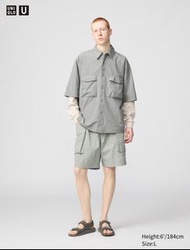 Uniqlo 男款 降落傘工裝短褲 M