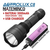 ASTROLUX C8 SENTER LED FOKUS CREE XPL XP-L HI BLF A6 - CAHAYAMEGAH