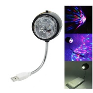 Pencahayaan USB Merentas Sempadan Bola Ajaib Kecil Berwarna-warni Berputar Bola Ajaib Lampu Lampu Mu