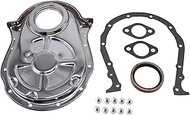 Chrome Steel Timing Chain Cover Gaskets & Bolts for BBC Chevy Big Block 396 427 454