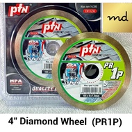 PTN 4" Diamond Wheel Diamond Disc for Cutting Hardness Tiles,  Homogeneous, Porcelain And Ceramic (P
