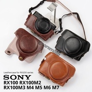 Leathercase sony RX100VII RX100VI RX100 Series Case Camera and Lens Cover