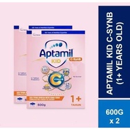 Aptamil KID C-SynB Growing Up Formula 1+ Years (600g x 2)***************** 2 BOXES******************