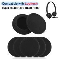 1 Pair Headphone Replace Sponge Ear Pads For Logitech H330 H340 H390 H600 H609