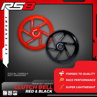 RS8 Taragsit Clutch Bell Steel | Yamaha NMAX/Aerox | Red / Black | Speed Depot
