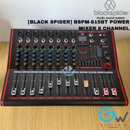 [BLACK SPIDER] BSPM-815BT POWER MIXER 8 CHANNEL