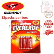 EVEREADY AAA Battery Heavy Duty R03 AAA Battery 1012 BP4 12packs/box