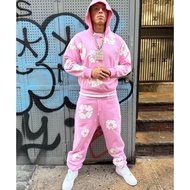 Denim Tears Cotton Wreath Zip Hoodie-纯棉保暖卫衣套装美式