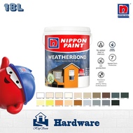 18L Nippon Paint Weatherbond Exterior Wall Paint