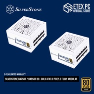 SilverStone DA750R / DA850R ATX3.0 PCIe5.0 80+ Gold Full Modular Power Supply - WhIte