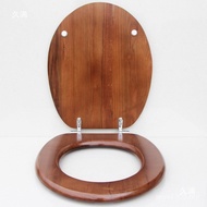 Other Coverless Solid Wood Seat Varnish Hinges Universal Log Toilet Cover Zinc Alloy Toilet Cover To