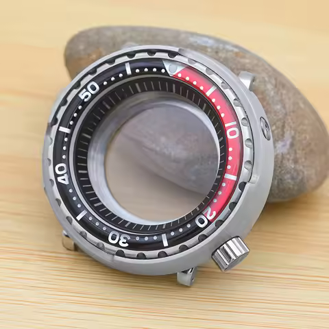 Tuna canned watch case, suitable for NH35, NH36, 4R36, 4R36, NH35, NH36 movements. 200 meters water