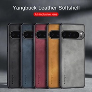 For Google Pixel 9 Pro XL 2024 Casing Sheepskin Plain Leather Case Google Pixel 9A Gogle Pixel 9 9 P