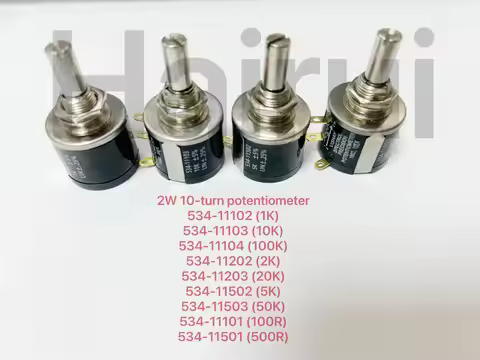 New 534-11502 534-1-502 534B1502JC 5K 2W Precision potentiometer 7/8" WW 10Kohms 10 Turns