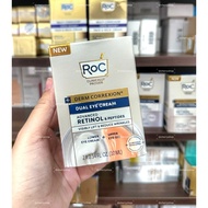 RoC Derm Correxion Dual EYE Cream Advanced Retinol & Peptides Firming and Wrinkle Reducing EYE Cream