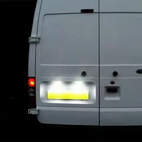 1Pair License Plate Lights 4388111 86VB-13550-AH For Ford Transit Connect 2002-2013 for Ford Transit