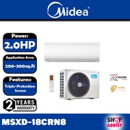 Midea MSXD-18CRN8 Extreme Dura R32 2.0HP Non-INVERTER Aircond Pendingin Hawa Air Conditioner