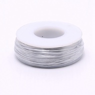 1 Roll Matte Round Aluminum Wire Bendable Metal Craft Wire with Spool Silver 20 Gauge 0.8mm 36m/roll