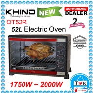 ** Free Bubble Wrap ** Khind 52L Electric Oven OT52R