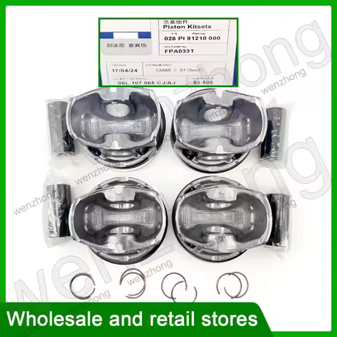 4pcs 06L107065CJ EA888 2.0T GEN3 piston kitsets 82.5 06L107065AJ 028PI91210000 06L 107 065 CJ 06L 10