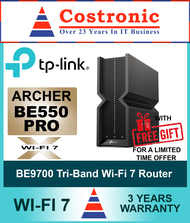 TP-Link Archer BE550 Pro/BE9700 Tri-Band Wi-Fi 7 High-Speed Router 2.5Gbps / 10Gbps - New 3-Year SG