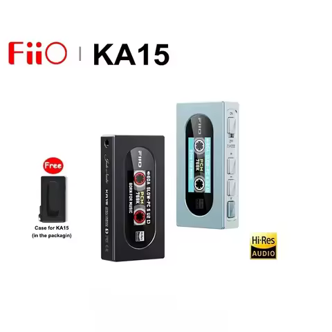 FiiO KA15 Portable USB DAC AMP Headphone Amplifier Dongle Desktop Mode Hi-Res Audio dual CS43198 chi