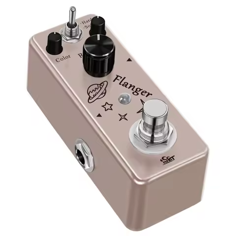 ISET Analog Flanger Guitar Effect Pedal Classic Warm Flanger Effect True Bypass Electric Guitar Bass
